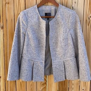 ✨Tweed gray peplum The Limited blazer/jacket!